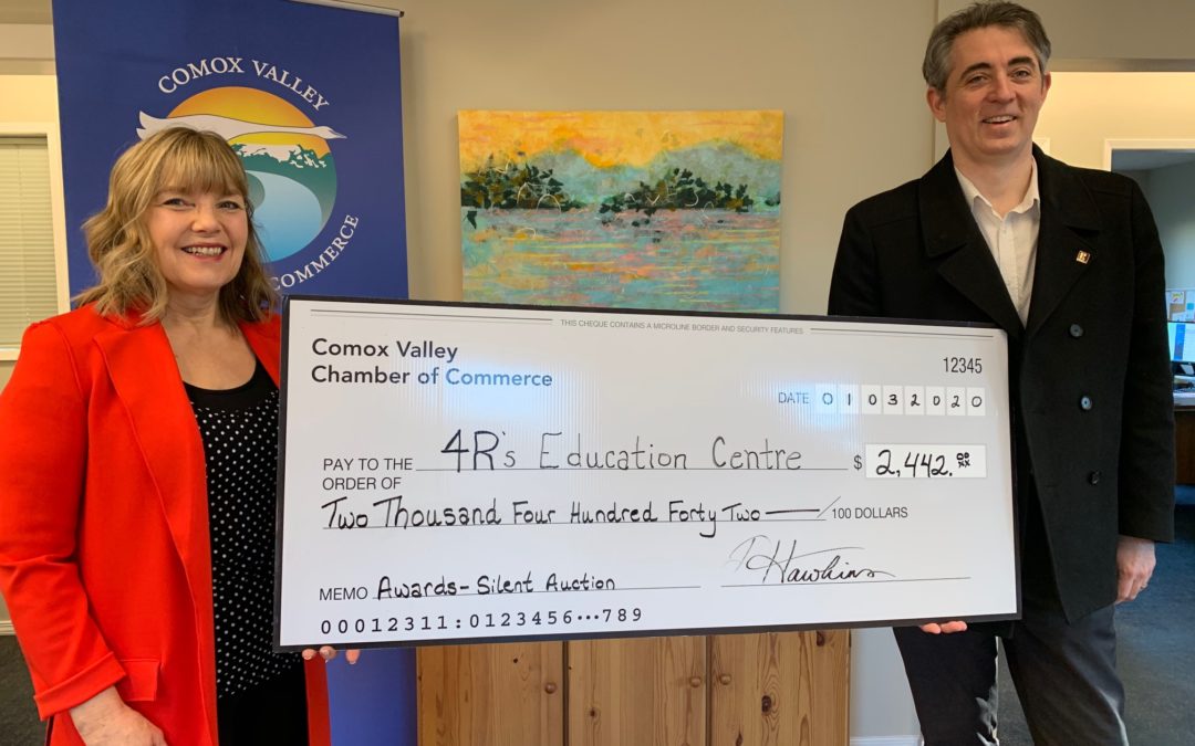 Thank you Comox Valley Chamber of Commerce